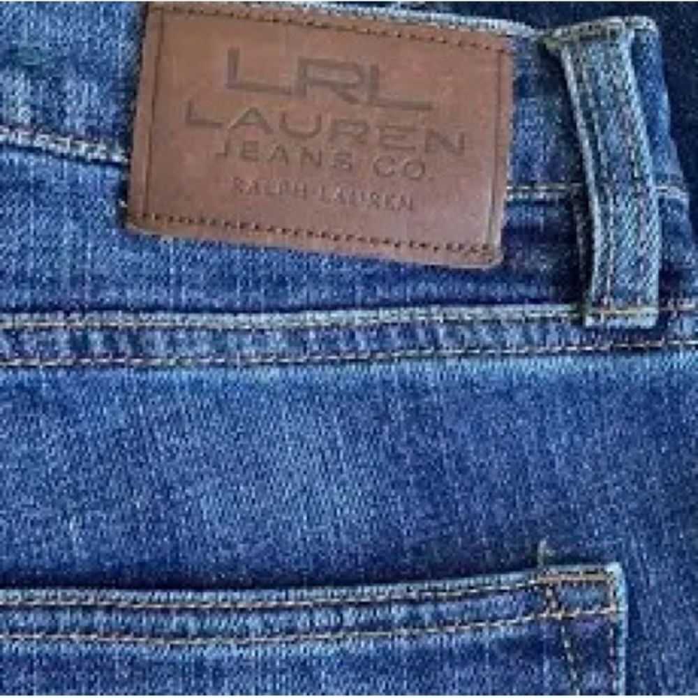 🛍️Lauren Jeans CO. Women’s Topered Leg Blue Jeans Petite Size 6💥 - Picture 7 of 10